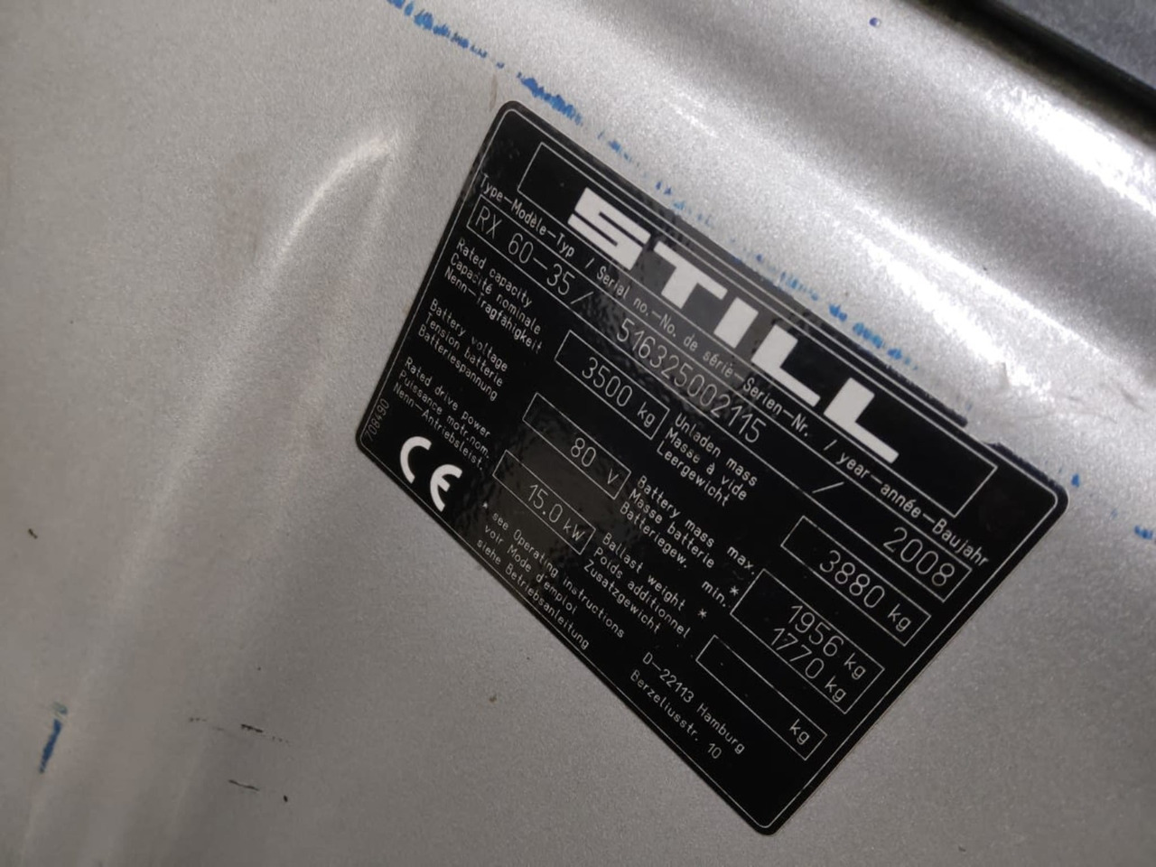 STILL RX60-35 - Carretilla elevadora eléctrica: foto 5 STILL RX60-35 - Carretilla elevadora eléctrica: foto 5