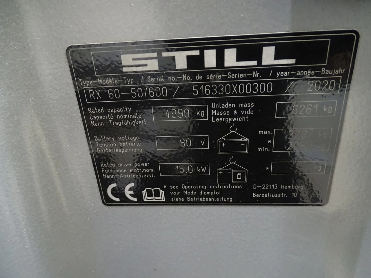 STILL RX60-50/600 - Carretilla elevadora eléctrica: foto 5 STILL RX60-50/600 - Carretilla elevadora eléctrica: foto 5