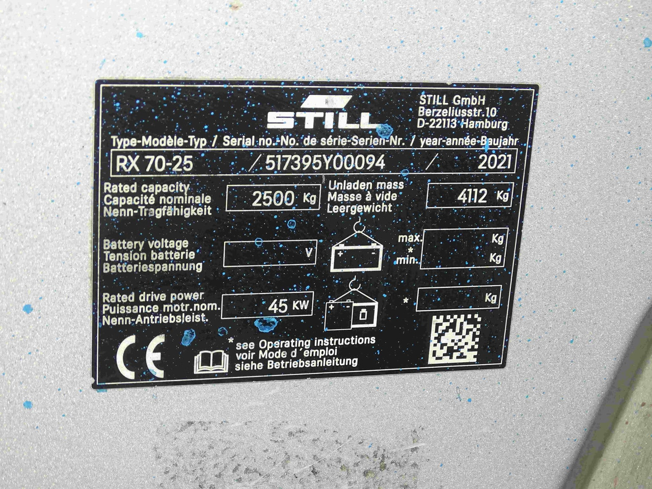 STILL RX70-25 - Carretilla elevadora diésel: foto 5 STILL RX70-25 - Carretilla elevadora diésel: foto 5