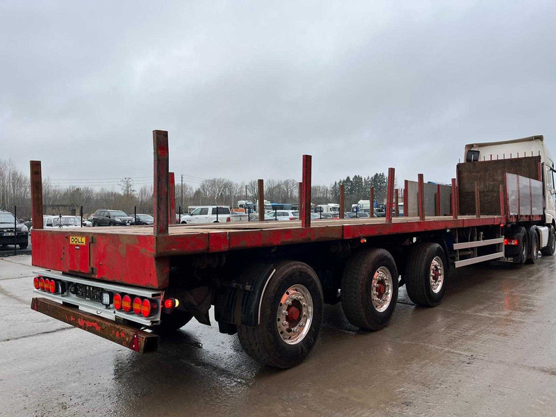 Doll 93 H STEERED AXLES / PLATFORM L=13463 / EXTENDABLE - Semirremolque plataforma/ Caja abierta: foto 4 Doll 93 H STEERED AXLES / PLATFORM L=13463 / EXTENDABLE - Semirremolque plataforma/ Caja abierta: foto 4