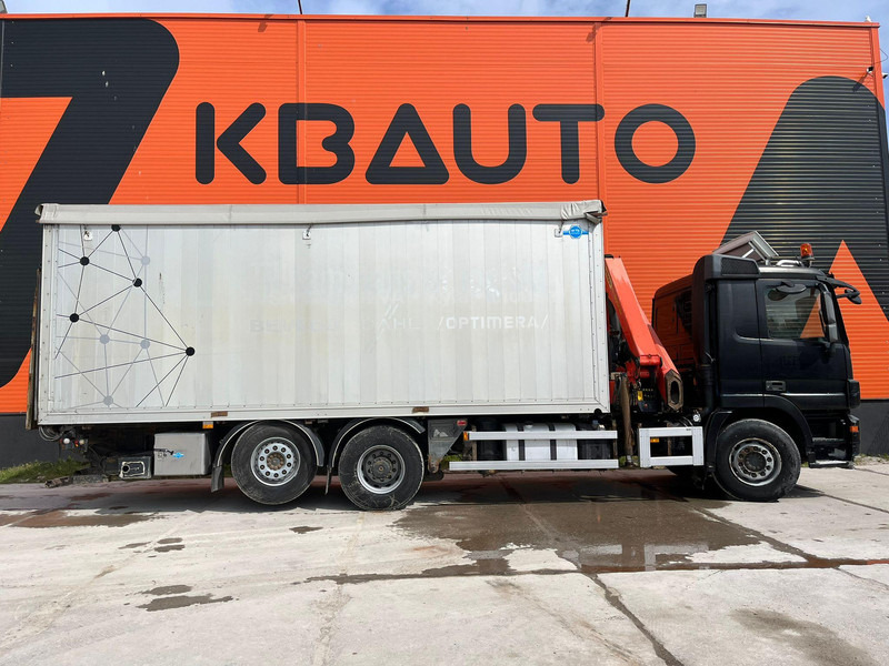 Mercedes-Benz Actros 2536 6x2*4 PK18002 / BOX L=6965 mm - Camión caja abierta, Camión grúa: foto 4 Mercedes-Benz Actros 2536 6x2*4 PK18002 / BOX L=6965 mm - Camión caja abierta, Camión grúa: foto 4