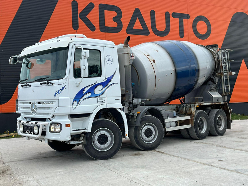 Mercedes-Benz Actros 3241 8x4 MSM 9M 10m3 / FULL STEEL / HUB REDUCTION / CHUTE - Camión hormigonera: foto 1 Mercedes-Benz Actros 3241 8x4 MSM 9M 10m3 / FULL STEEL / HUB REDUCTION / CHUTE - Camión hormigonera: foto 1
