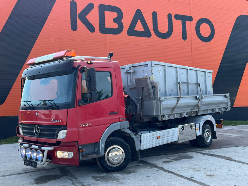 Mercedes-Benz Atego 1024 4x2 PK4100 + WINCH / HOOK LIFT L=3900 mm - Camión multibasculante, Camión grúa: foto 2 Mercedes-Benz Atego 1024 4x2 PK4100 + WINCH / HOOK LIFT L=3900 mm - Camión multibasculante, Camión grúa: foto 2