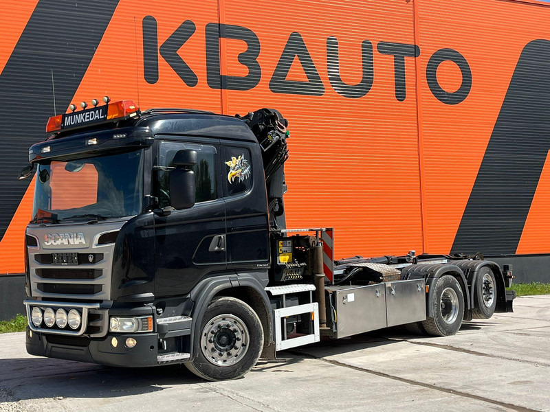 Scania G 440 6x2*4 PK22002 + JIB / PALFINGER 20 ton / L=5000 mm - Camión multibasculante, Camión grúa: foto 2 Scania G 440 6x2*4 PK22002 + JIB / PALFINGER 20 ton / L=5000 mm - Camión multibasculante, Camión grúa: foto 2