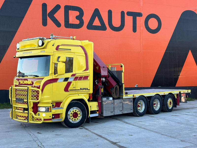 Scania G 490 8x4*4 PK 65002 SH / JIB CONNECTION / PLATFORM L=6301-7499 mm - Camión caja abierta, Camión grúa: foto 2 Scania G 490 8x4*4 PK 65002 SH / JIB CONNECTION / PLATFORM L=6301-7499 mm - Camión caja abierta, Camión grúa: foto 2