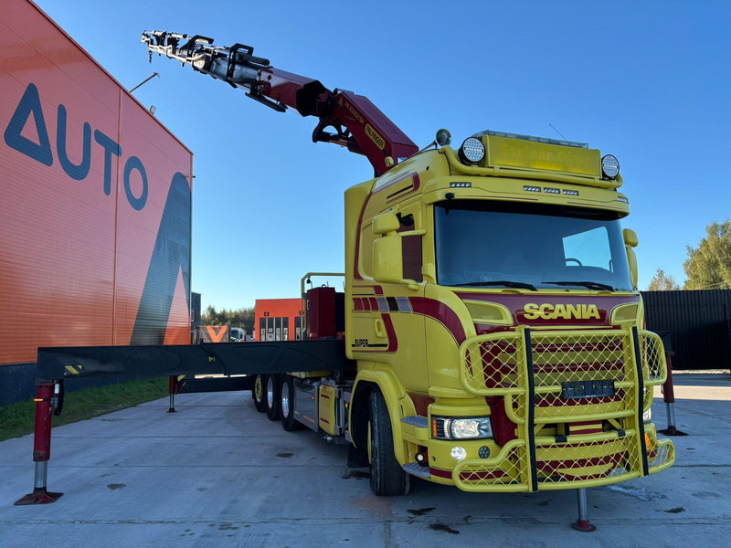 Camión caja abierta, Camión grúa Scania G 490 8x4*4 PK 65002 SH / JIB CONNECTION / PLATFORM L=6301-7499 mm: foto 10