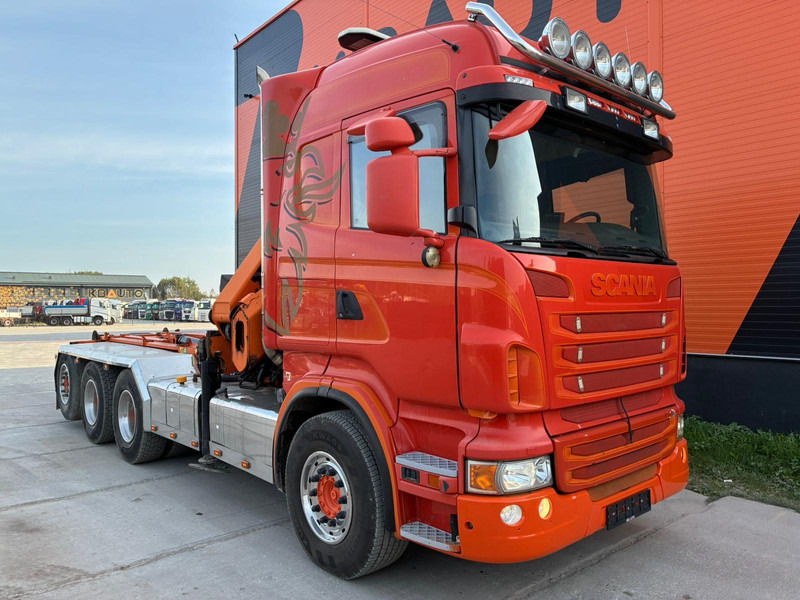 Scania R 480 8X4*4 HIAB 288E-6 HIPRO / HOOK LIFT JOAB L 17 ton L=5200 mm - Camión multibasculante, Camión grúa: foto 4 Scania R 480 8X4*4 HIAB 288E-6 HIPRO / HOOK LIFT JOAB L 17 ton L=5200 mm - Camión multibasculante, Camión grúa: foto 4