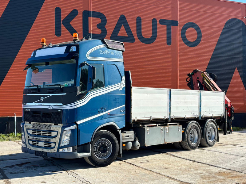 Volvo FH 500 6x2 PALFINGER PK 23001 EH / PLATFORM L=6192 mm - Camión caja abierta, Camión grúa: foto 1 Volvo FH 500 6x2 PALFINGER PK 23001 EH / PLATFORM L=6192 mm - Camión caja abierta, Camión grúa: foto 1