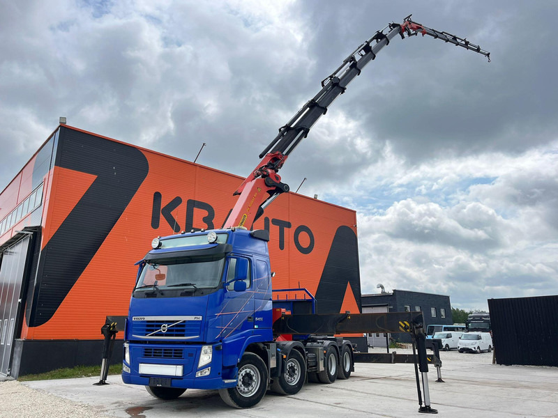 Volvo FH 540 8x4 PALFINGER PK110002 / RETARDER - Camión caja abierta, Camión grúa: foto 1 Volvo FH 540 8x4 PALFINGER PK110002 / RETARDER - Camión caja abierta, Camión grúa: foto 1