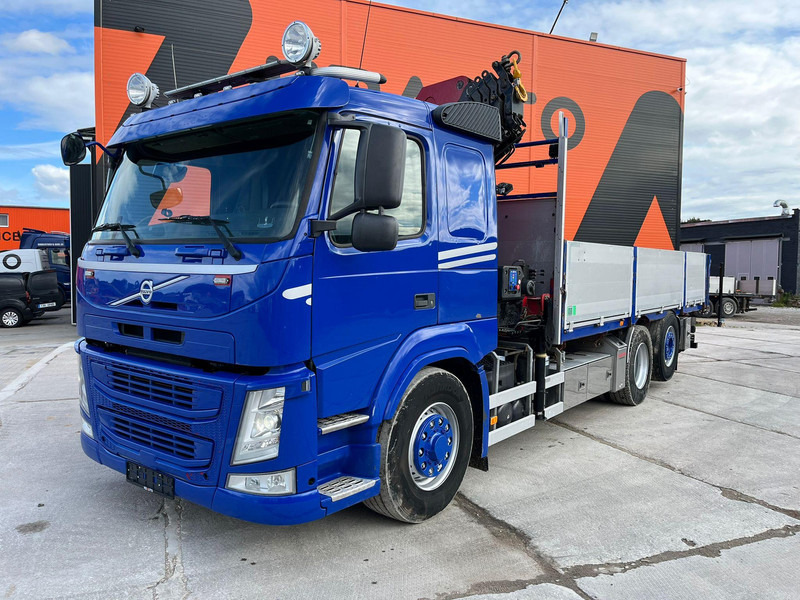 Volvo FM 450 6x4*4 HYDRODRIVE HMF 1820-K5 / 1267 PTO HOURS / PLATFORM L=6240-7240 mm EXTENDABLE - Camión caja abierta, Camión grúa: foto 2 Volvo FM 450 6x4*4 HYDRODRIVE HMF 1820-K5 / 1267 PTO HOURS / PLATFORM L=6240-7240 mm EXTENDABLE - Camión caja abierta, Camión grúa: foto 2