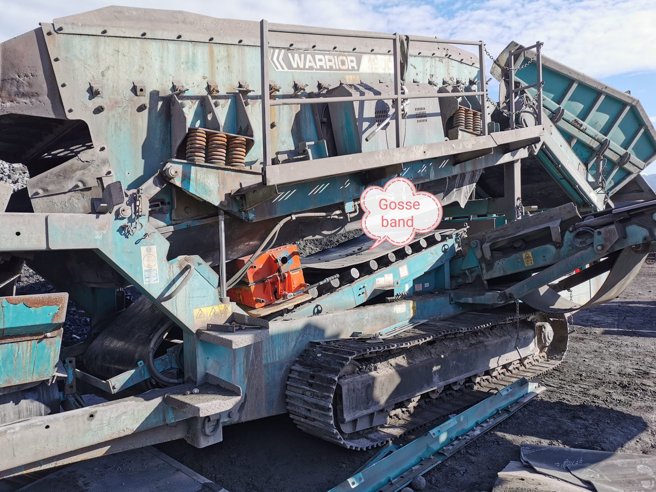 POWERSCREEN Warrior 1800 - Cribadora: foto 2 POWERSCREEN Warrior 1800 - Cribadora: foto 2