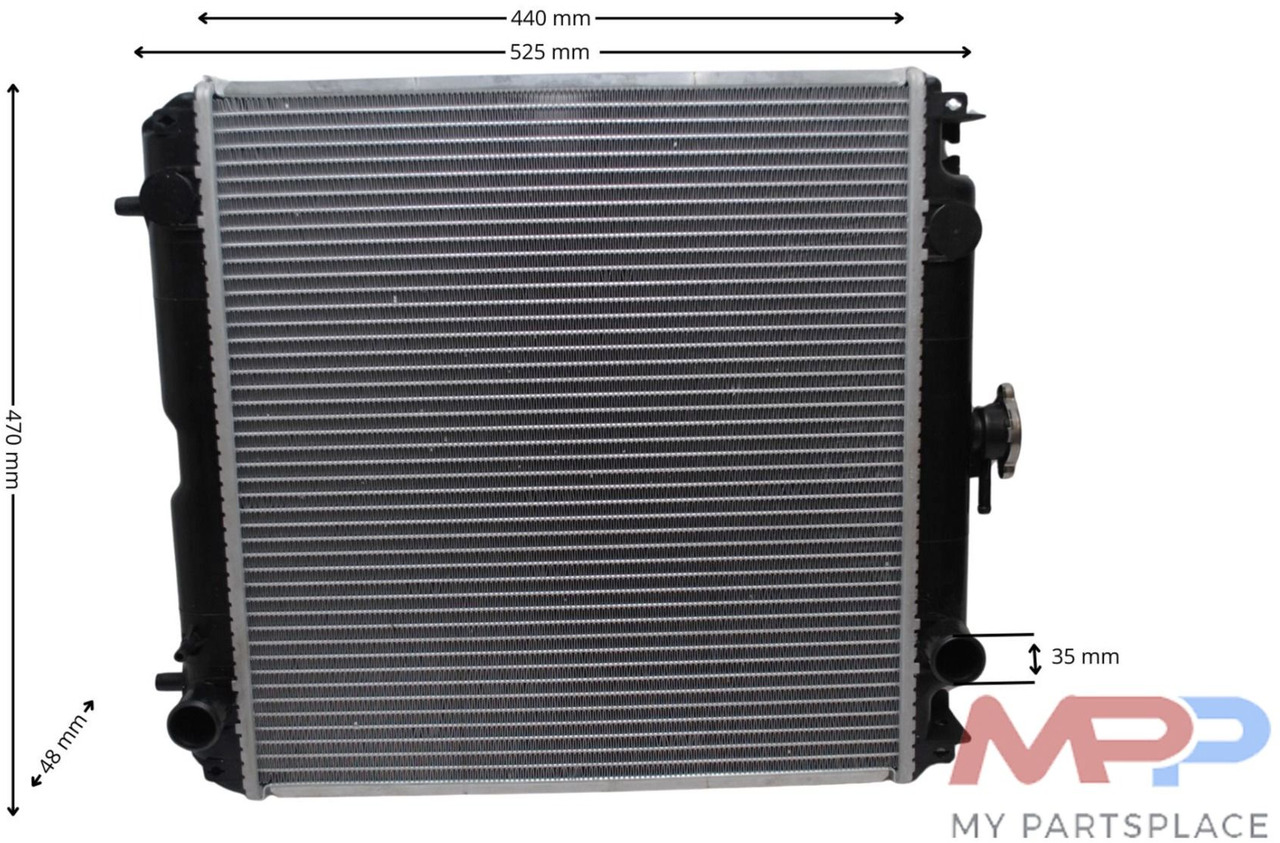 Kubota Radiator Yanmar 3TNV88 129242-44500 - Motor: foto 3 Kubota Radiator Yanmar 3TNV88 129242-44500 - Motor: foto 3