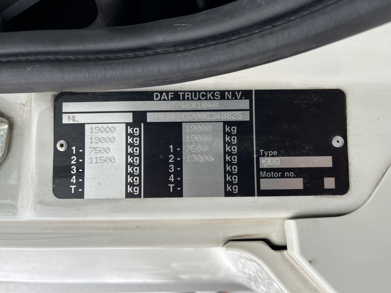 Camión caja cerrada DAF CF 260 FA / 18 Ton / 210 dkm / Box / Laadklep / APK 05-25: foto 14