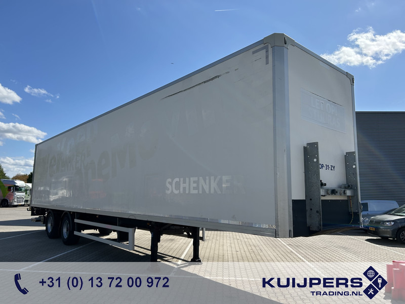 Groenewegen DRO-14-18 B / Box / Laadklep / Stuuras / APK 08-26 - Semirremolque caja cerrada: foto 1 Groenewegen DRO-14-18 B / Box / Laadklep / Stuuras / APK 08-26 - Semirremolque caja cerrada: foto 1