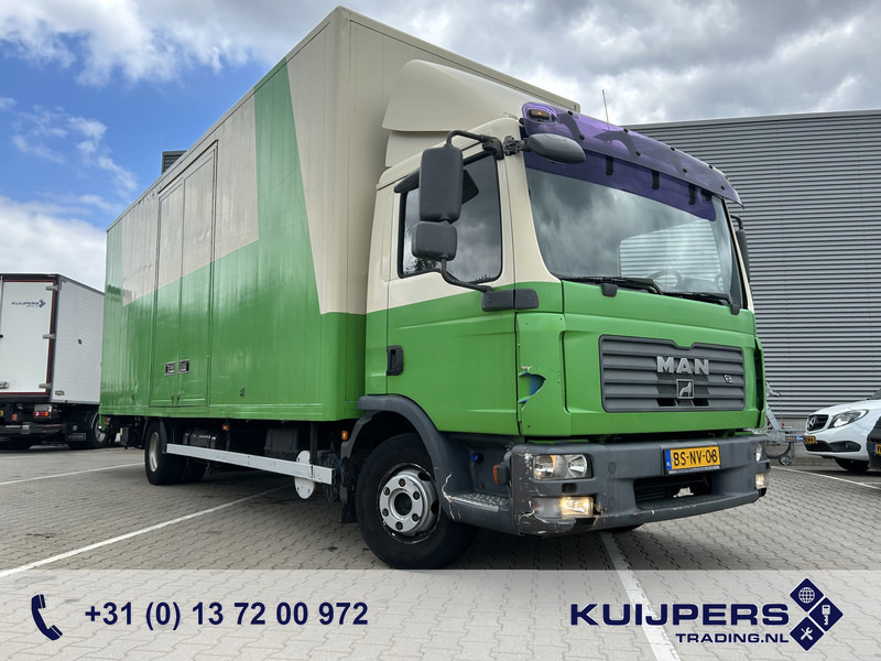 MAN TGL 12.180 E4 / Manual / 12 Ton / 605 dkm / Box / Loadlift / APK TUV 04-26 - Camión caja cerrada: foto 1 MAN TGL 12.180 E4 / Manual / 12 Ton / 605 dkm / Box / Loadlift / APK TUV 04-26 - Camión caja cerrada: foto 1