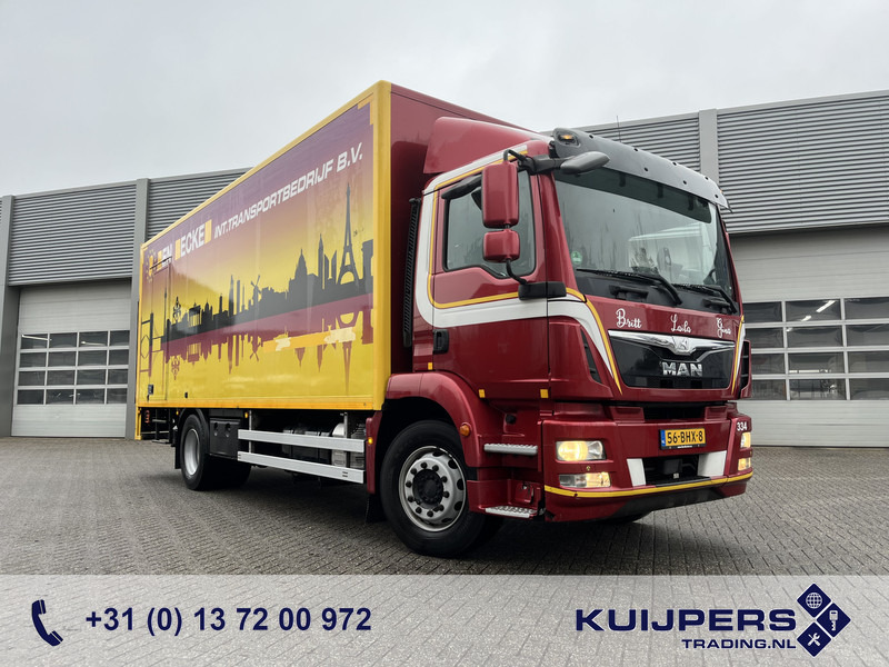 MAN TGM 18.250 Euro 6 / 18 Ton / 639 dkm / Box / Loadlift / APK TUV 12-25 - Camión caja cerrada: foto 1 MAN TGM 18.250 Euro 6 / 18 Ton / 639 dkm / Box / Loadlift / APK TUV 12-25 - Camión caja cerrada: foto 1