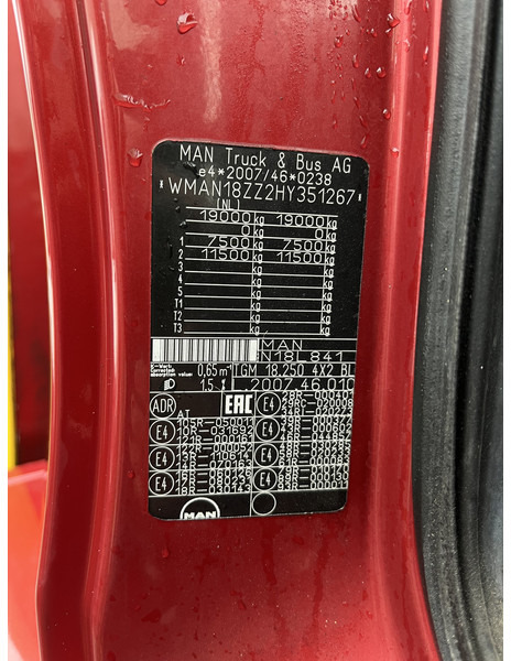 Leasing para MAN TGM 18.250 Euro 6 / 18 Ton / 639 dkm / Box / Loadlift / APK TUV 12-25 MAN TGM 18.250 Euro 6 / 18 Ton / 639 dkm / Box / Loadlift / APK TUV 12-25: foto 17