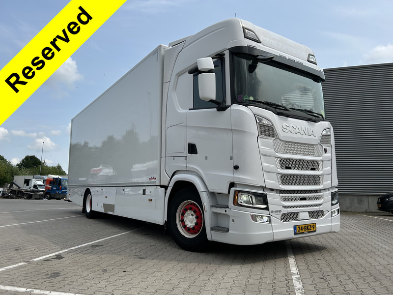 Scania S410 Highline / 491 dkm / Box 8.1 mtr / Laadklep 3000 kg - Camión caja cerrada: foto 1 Scania S410 Highline / 491 dkm / Box 8.1 mtr / Laadklep 3000 kg - Camión caja cerrada: foto 1