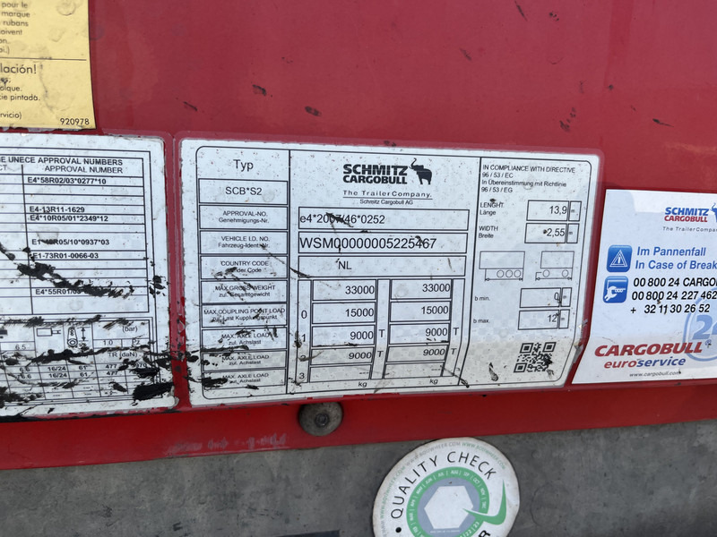 Semirremolque caja cerrada Schmitz Cargobull SCB S2 / Box Trailer / 2 axle Disk / NL Trailer / APK TUV 05-26: foto 13 Semirremolque caja cerrada Schmitz Cargobull SCB S2 / Box Trailer / 2 axle Disk / NL Trailer / APK TUV 05-26: foto 13