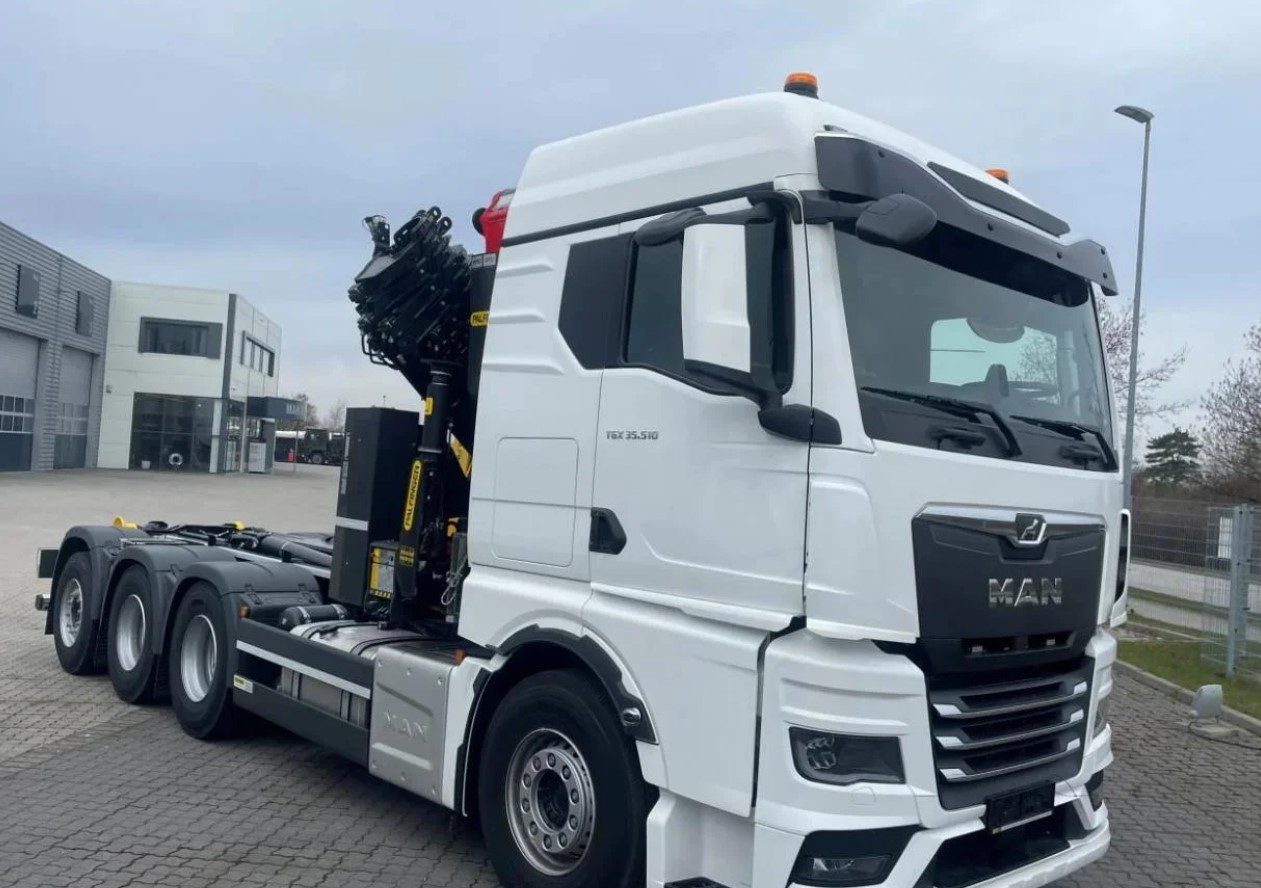 MAN TGS 35.510 8×4 Tridem kranväxlare Palfinger - Camión multibasculante, Camión grúa: foto 2 MAN TGS 35.510 8×4 Tridem kranväxlare Palfinger - Camión multibasculante, Camión grúa: foto 2
