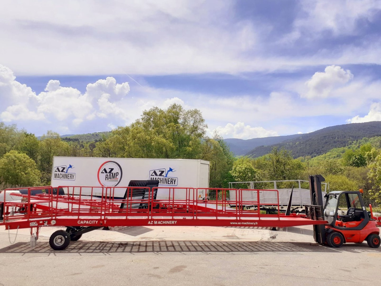 Rampa de carga nuevo AZ RAMP-EASY XL-8-RL . Mobil Loading Ramp  WIDE With Level Off, 8 t Capacity: foto 10