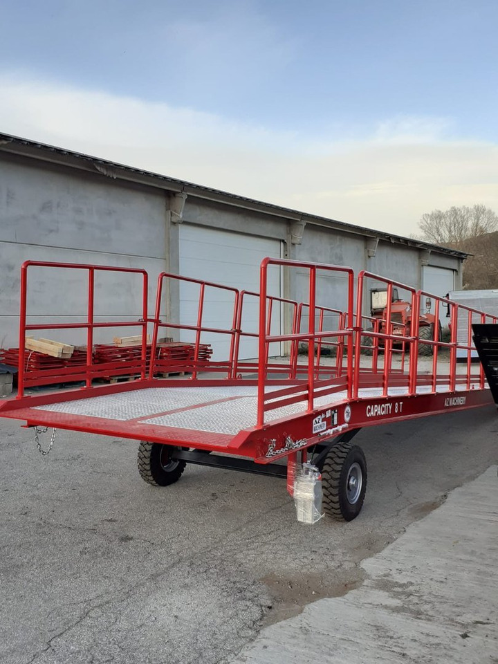 Rampa de carga nuevo AZ RAMP-EASY XL-8-RL . Mobil Loading Ramp  WIDE With Level Off, 8 t Capacity: foto 5