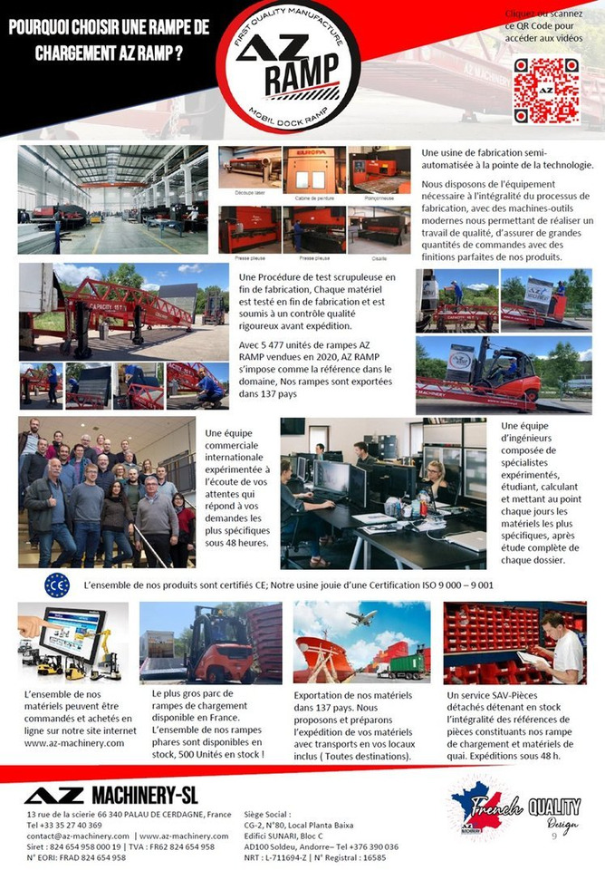 Rampa de carga nuevo AZ RAMP-PRIME XS-6 . Industrial Mobil Loading Ramp: foto 19 Rampa de carga nuevo AZ RAMP-PRIME XS-6 . Industrial Mobil Loading Ramp: foto 19