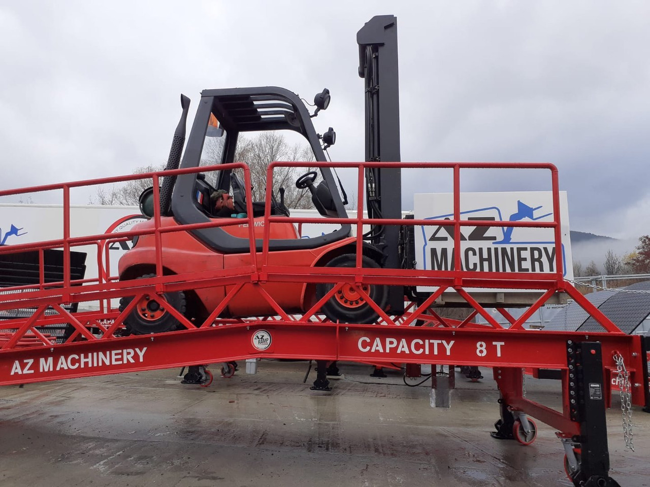 Rampa de carga nuevo Loading Ramp with with hydraulic tilting bridge -  AZ RAMP - STAR-RL- 20T. 20 ton capacity: foto 9