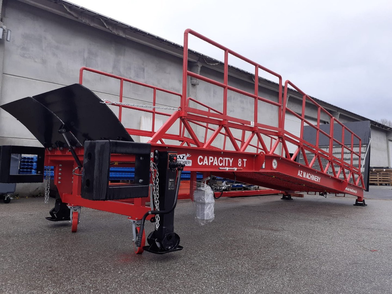 Rampa de carga nuevo Loading Ramp with with hydraulic tilting bridge -  AZ RAMP - STAR-RL- 20T. 20 ton capacity: foto 6