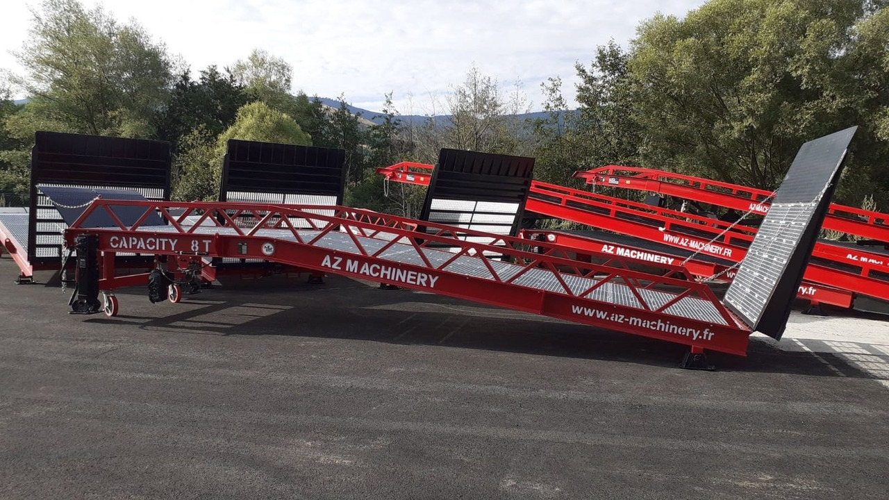 Rampa de carga **RENTAL** Loading Ramp with with hydraulic tilting bridge - AZ RAMP - STAR- 8T. 8 ton capacity: foto 12 Rampa de carga **RENTAL** Loading Ramp with with hydraulic tilting bridge - AZ RAMP - STAR- 8T. 8 ton capacity: foto 12