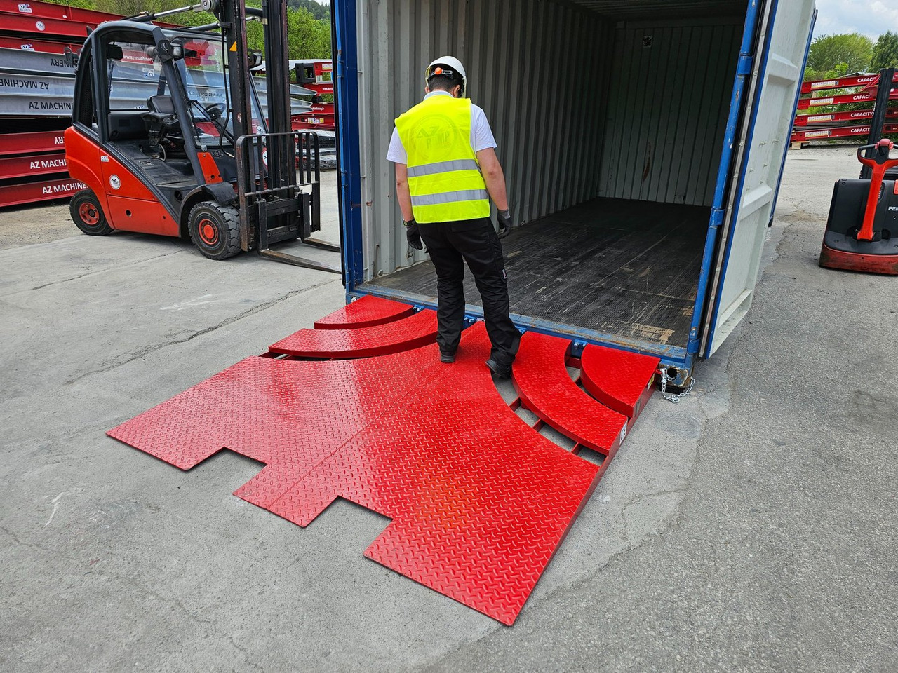 Rampa de carga container loading ramp.AZ RAMP - Type: HCRS-08: foto 8