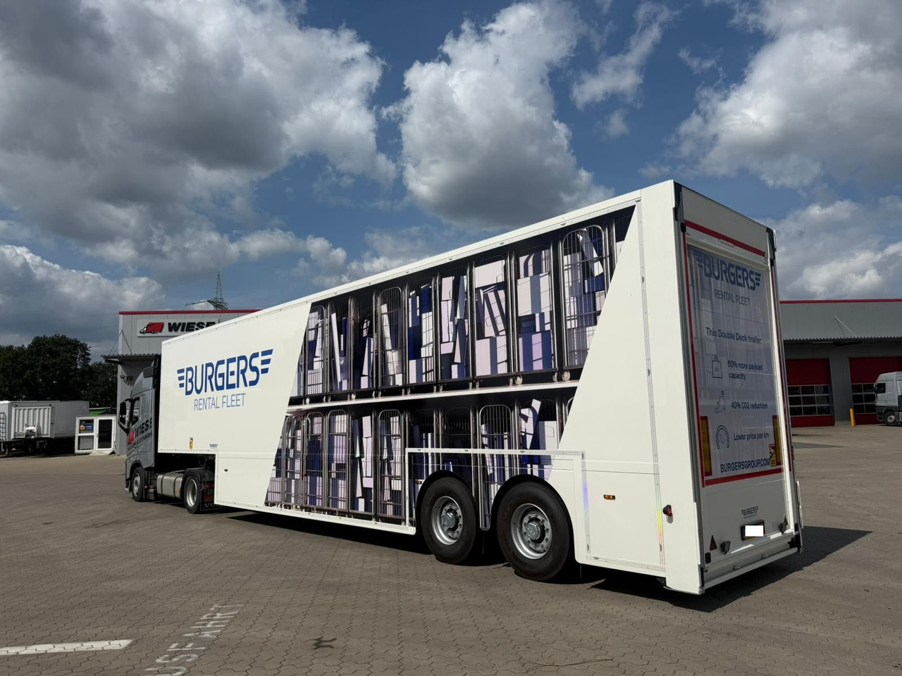 Burgers Doppelstock Trailer 60% mehr Ladefläche - Semirremolque góndola rebajadas: foto 3 Burgers Doppelstock Trailer 60% mehr Ladefläche - Semirremolque góndola rebajadas: foto 3