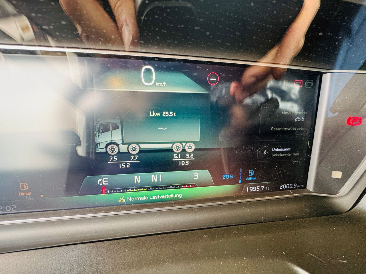 Cabeza tractora Volvo FH 500 8x4 Kran F710 RA2.27 Jib & Winde Sofort: foto 7