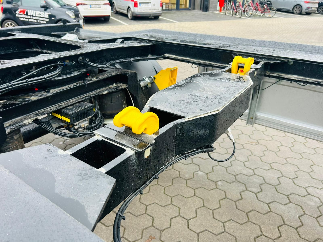 Remolque multilift/ Portacontenedores de cadenas Hüffermann HAR 20.70 LS Aussenrollen Anhänger Sofort Verfüg: foto 8