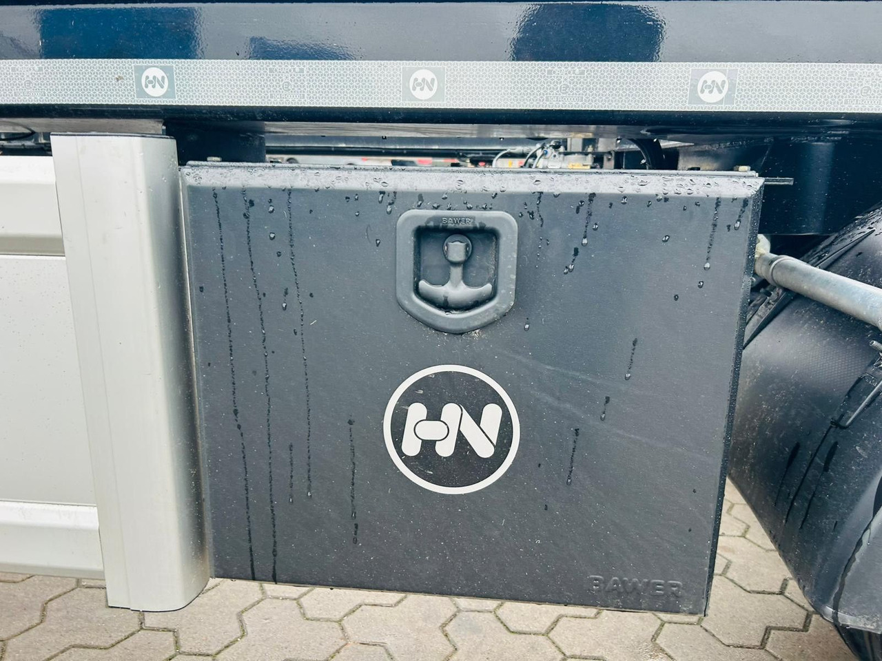 Remolque multilift/ Portacontenedores de cadenas Hüffermann HAR 20.70 LS Aussenrollen Anhänger Sofort Verfüg: foto 11