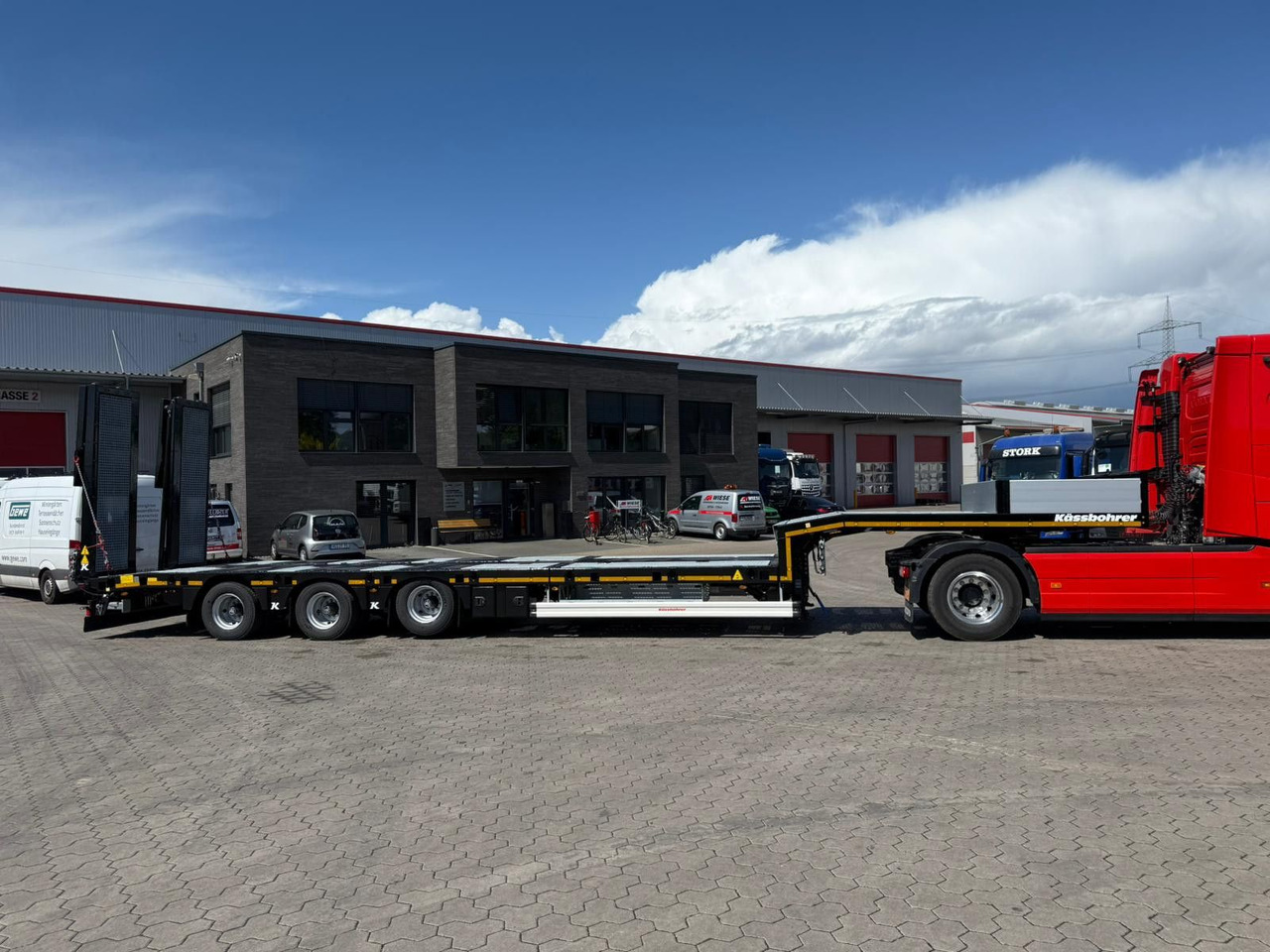 Semirremolque góndola rebajadas Kässbohrer SLS.HS Tieflader mit hydr. Schwanenhals: foto 6