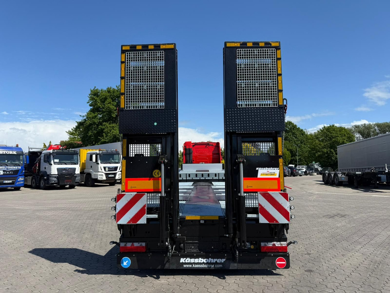 Semirremolque góndola rebajadas Kässbohrer SLS.HS Tieflader mit hydr. Schwanenhals: foto 9