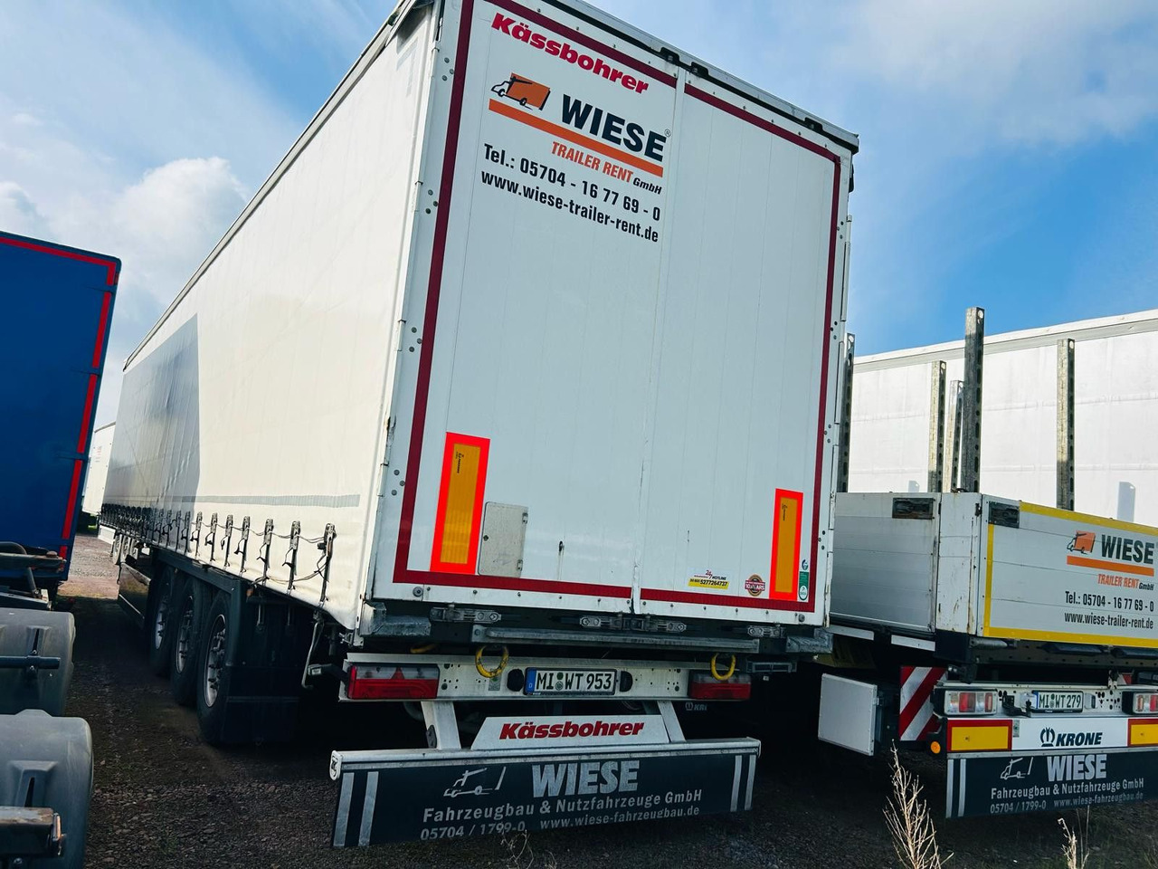 Kässbohrer Schiebeplanen Auflieger - Semirremolque lona: foto 1 Kässbohrer Schiebeplanen Auflieger - Semirremolque lona: foto 1