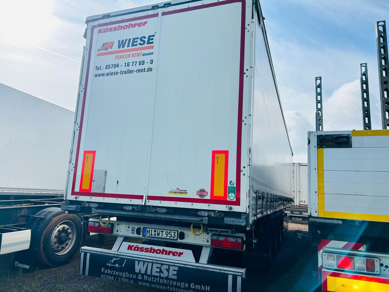 Kässbohrer Schiebeplanen Auflieger - Semirremolque lona: foto 2 Kässbohrer Schiebeplanen Auflieger - Semirremolque lona: foto 2