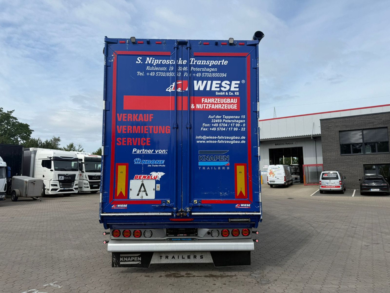 Knapen K100 Schubboden 92m³ 10mm Boden Guter Zustand - Semirremolque piso movil: foto 5 Knapen K100 Schubboden 92m³ 10mm Boden Guter Zustand - Semirremolque piso movil: foto 5