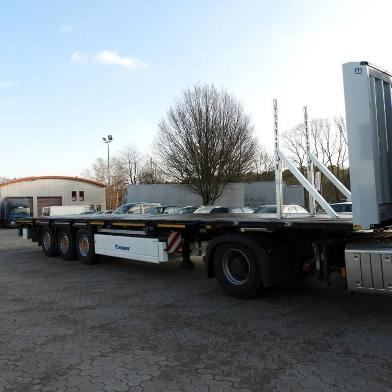 Krone Profi Liner SDP 27 Baustahltransporte -SOFORT- - Semirremolque plataforma/ Caja abierta: foto 1 Krone Profi Liner SDP 27 Baustahltransporte -SOFORT- - Semirremolque plataforma/ Caja abierta: foto 1