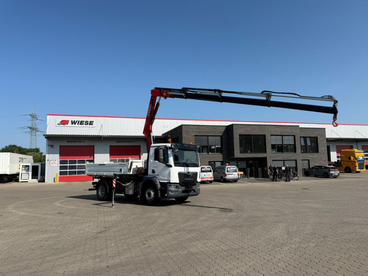 MAN TGM 18.320 4x2 BB mit Fassi F135 Kipper Kran - Camión volquete, Camión grúa: foto 2 MAN TGM 18.320 4x2 BB mit Fassi F135 Kipper Kran - Camión volquete, Camión grúa: foto 2