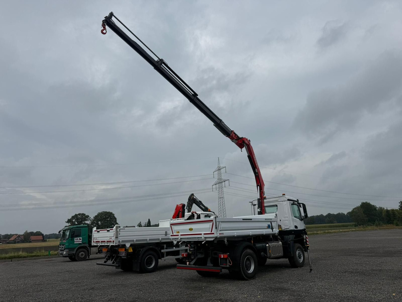 Camión grúa Mercedes-Benz Arocs 1835  4x2 Meiller Fassi F135 Kran Kipper: foto 8