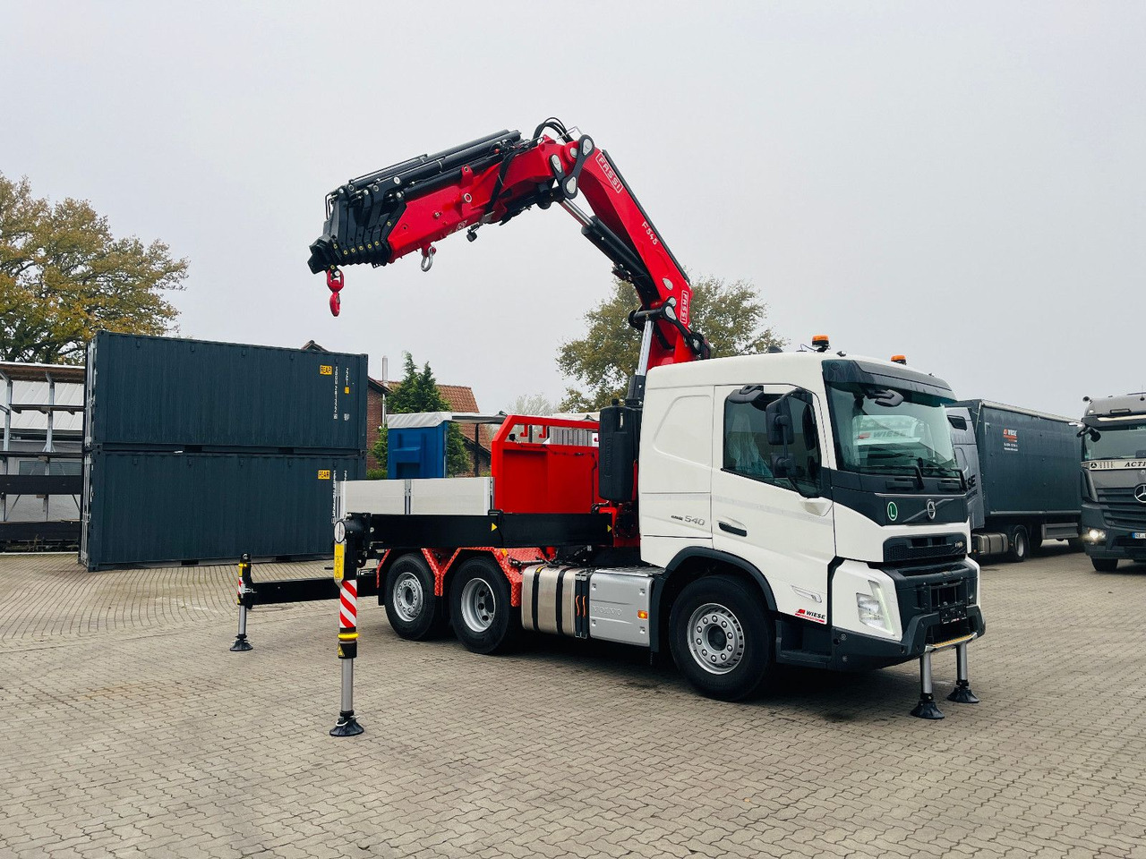 Volvo FMX 540 6x2 mit F545RA.2.28 - Camión caja abierta, Camión grúa: foto 1 Volvo FMX 540 6x2 mit F545RA.2.28 - Camión caja abierta, Camión grúa: foto 1