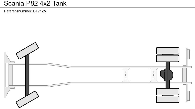 Camión cisterna Scania P82 4x2 Tank: foto 12