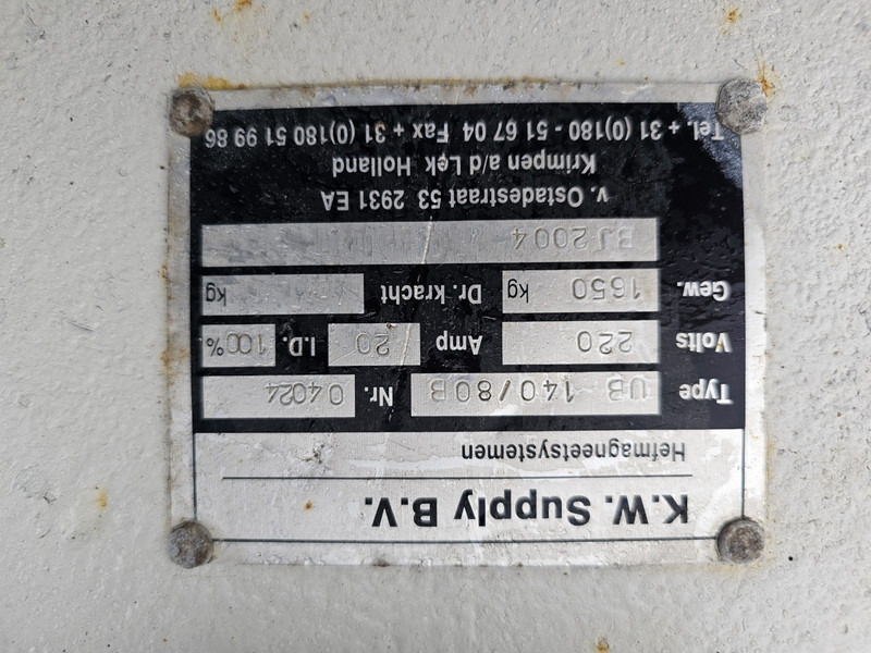 Schrootmagneet kw supply magnet fuchs sennebogen liebherr - Implemento para Maquinaria de construcción: foto 5 Schrootmagneet kw supply magnet fuchs sennebogen liebherr - Implemento para Maquinaria de construcción: foto 5