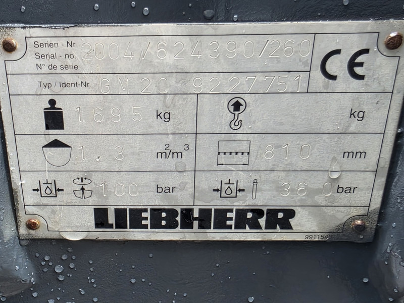 Liebherr gm20c refurbisch log grapple wood grab liebherr lh - Pinza para Maquinaria de construcción: foto 5 Liebherr gm20c refurbisch log grapple wood grab liebherr lh - Pinza para Maquinaria de construcción: foto 5