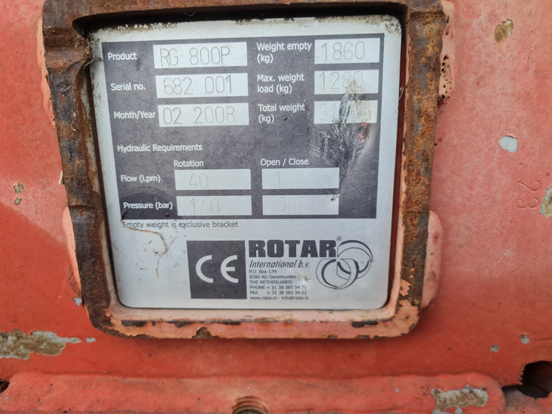 Pinza de manipulación rotar sorteergrijper cw40 rg 800 selector grab rotar greifer: foto 7