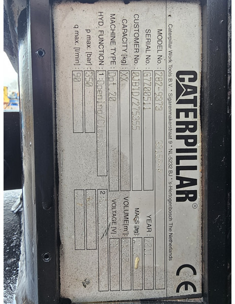 Pinza de manipulación sorteergrijper caterpillar g315b sorting grapple: foto 6