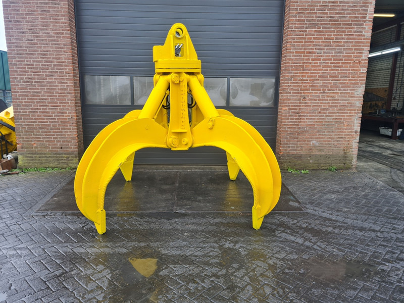 Pinza de manipulación young lo-200d orange peel grapple 5 tyne grapple scrap grab sennebogen liebherr atlas: foto 1